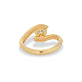 Stone and Strand 14K Yellow Gold Lab-Created Diamond Bowie Ring 5mm Rear Image