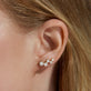 Lab-Created Diamond Bubble Up Ear Climber