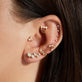 Lab-Created Diamond Bubble Up Ear Climber