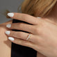 Lab-Created Diamond Bubble Up Swell Ring