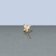 Stone and Strand 14K Yellow Gold Lab-Created Diamond Butterfly Push Pin Flat Back Editorial Image