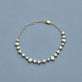 Stone and Strand 14K Yellow Gold LAB-Created Diamond Carnival Adjustable Tennis Bracelet Editorial Image