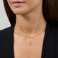 Image of 14K Yellow Gold LAB-Created Diamond Chai Necklace with Stone and Strand Necklaces