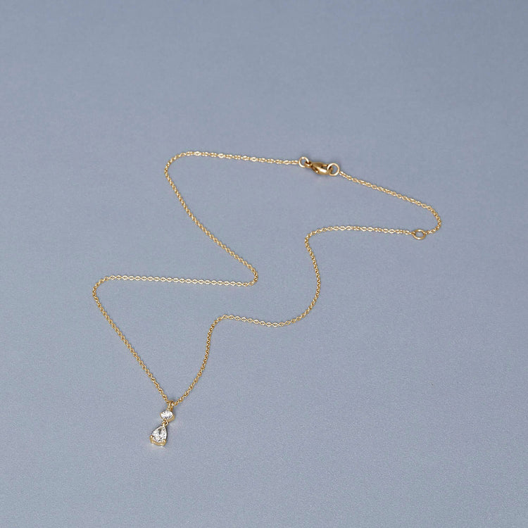 Stone and Strand 14K Yellow Gold Lab-Created Diamond Charlie Choker Editorial Image