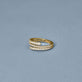 Stone and Strand 14K Yellow Gold LAB-Created Diamond Circuit Stripe Ring Editorial Image