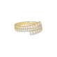 Stone and Strand 14K Yellow Gold LAB-Created Diamond Circuit Stripe Ring Side Image