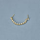 Stone and Strand 14K Yellow Gold LAB-Created Diamond Double Post Connector Earring Editorial Image
