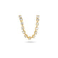 Stone and Strand 14K Yellow Gold LAB-Created Diamond Double Post Connector Earring Front Image
