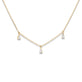 Stone and Strand 14K Yellow Gold Lab-Created Diamond Droplets Necklace Front Image