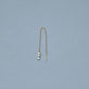 Stone and Strand 14K Yellow Gold LAB-Created Diamond Fancy Threader Single Earring Editorial Image