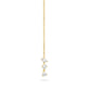 Stone and Strand 14K Yellow Gold LAB-Created Diamond Fancy Threader Single Earring Front Image