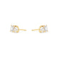 Stone and Strand 14K Yellow Gold Lab-Created Diamond Festival Studs Side Pair  Image