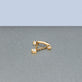 Stone and Strand 14K Yellow Gold Lab-Created Diamond Fontaine Push Pin Flat Back Editorial Image