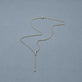Stone and Strand 14K Yellow Gold LAB-Created Diamond Lariat Necklace Editorial Image