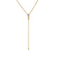 Stone and Strand 14K Yellow Gold LAB-Created Diamond Lariat Necklace Rear Image