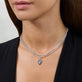 LAB-Created Diamond Member Crest Necklace
