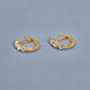 Stone and Strand 14K Yellow Gold Mini Carnival LAB-Created Hoops Editorial Image