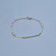 Stone and Strand 14K Yellow Gold LAB-Created Diamond Morse Code Bracelet Editorial Image