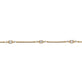 Stone and Strand 14K Yellow Gold LAB-Created Diamond Morse Code BraceletClose Up Image