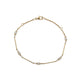 Stone and Strand 14K Yellow Gold LAB-Created Diamond Morse Code Bracelet Front Image