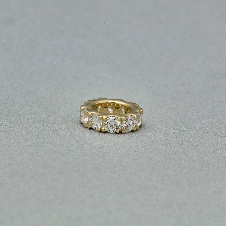 Stone and Strand 10K Yellow Gold Lab-Created Diamond Optimus Bead Editorial Image