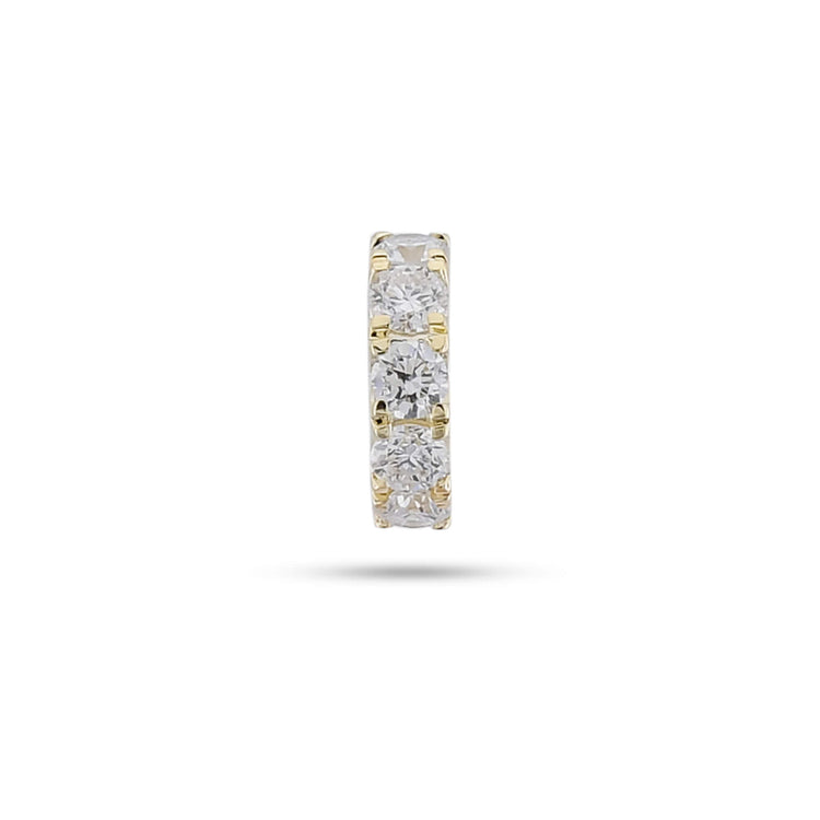 Stone and Strand 10K Yellow Gold Lab-Created Diamond Optimus Bead Front Image
