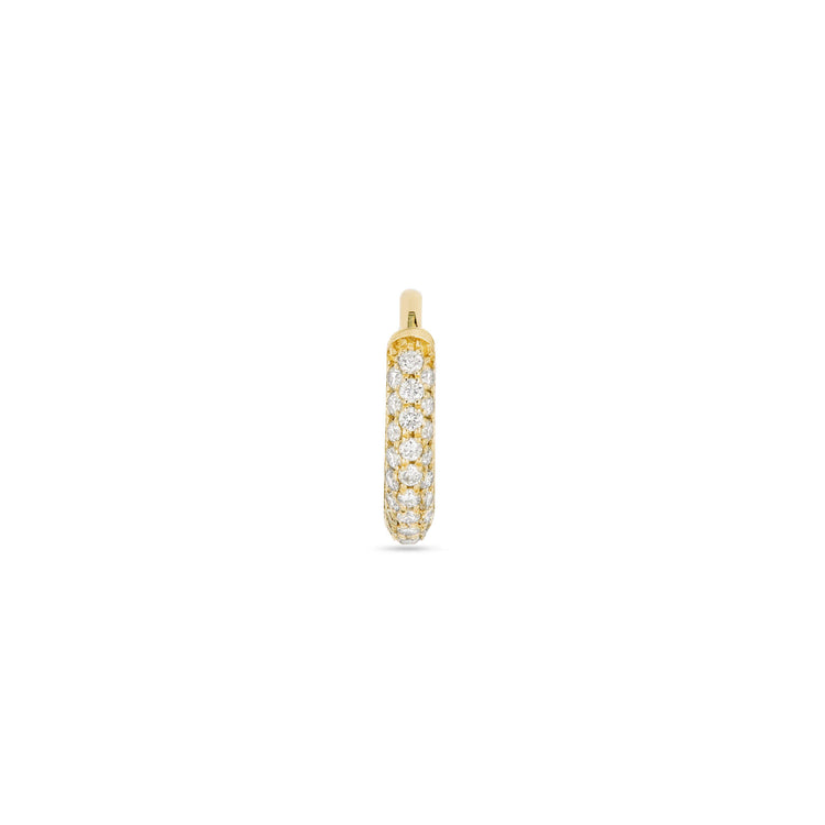 Stone and Strand 14K Yellow Gold Lab-Created Diamond Side Pave Clicker Front Image