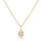 Stone and Strand 14K Yellow Gold Lab-Created Diamond Soiree Medallion Necklace Front Image