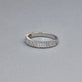 Stone and Strand 14K White Gold Lab-Created Diamond Up and Down Baguette Ring Editorial Image