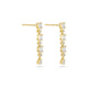Stone and Strand 14K Yellow Gold LAB-Created Dolby Theater Earrings Side Image
