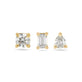 Stone and Strand 14K Yellow Gold LAB-Created Fancy Piercing Stud Set Front Image