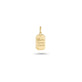 Stone and Strand 14K Yellow Gold LAB-Created Hold Me Diamond Tag Rear Image
