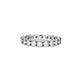 Stone and Strand LAB-Created Love After Dark Platinum Eternity Ring Front Image