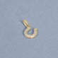 Stone and Strand 10K Yellow Gold LAB-Created Lucky Horseshoe Charm Editorial Image