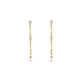 Stone and Strand 14K Yellow Gold LAB-Created Morse Code Drop Earrings Front Image