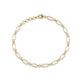 Stone and Strand 14K Yellow Gold LAB-Created Open Link Diamond Bracelet Front Image