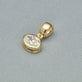 Stone and Strand 14K Yellow Gold Lab-Created Oval Diamond Charm Editorial Image