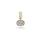 Stone and Strand 14K Yellow Gold Lab-Created Oval Diamond Charm Front Image