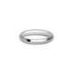 Stone and Strand Sterling Silver LAB-Created Pave Silver Knife Edge Stacking Ring Rear Image