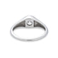 Stone and Strand 14K White Gold Lab-Created Diamond Pinky Ring Rear Image
