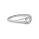 Stone and Strand 14K White Gold Lab-Created Diamond Pinky Ring Side Image
