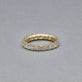 Stone and Strand 14K Yellow Gold Lab-Created Princess Eternity Band Editorial Image