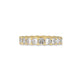 Stone and Strand 14K Yellow Gold Lab-Created Princess Eternity Band Front Image