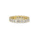 Stone and Strand 14K Yellow Gold Lab-Created Princess Eternity Band Side Image