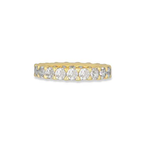 LAB-Created Round Diamond Eternity Band