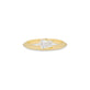 Stone and Strand 14K Yellow Gold LAB-Created Shield Diamond Ring Stack Front Single Image