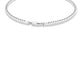 Stone and Strand Sterling Silver LAB-Created Diamond Flex Bangle Clasp Image