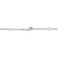 Stone and Strand Sterling Silver LAB-Created Double Rolo Pivot Chain Clasp Image