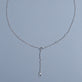 Stone and Strand Sterling Silver LAB-Created Double Rolo Pivot Chain Editorial Image