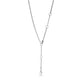 Stone and Strand Sterling Silver LAB-Created Double Rolo Pivot Chain Front Image